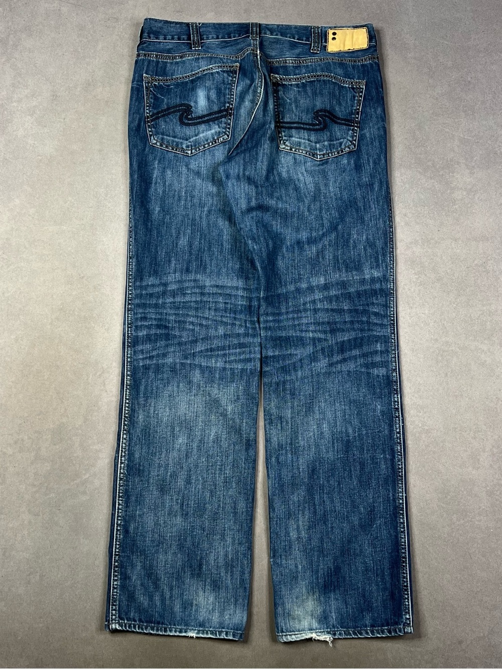 Silver Jeans Men's Dark Blue Straight Leg Denim
